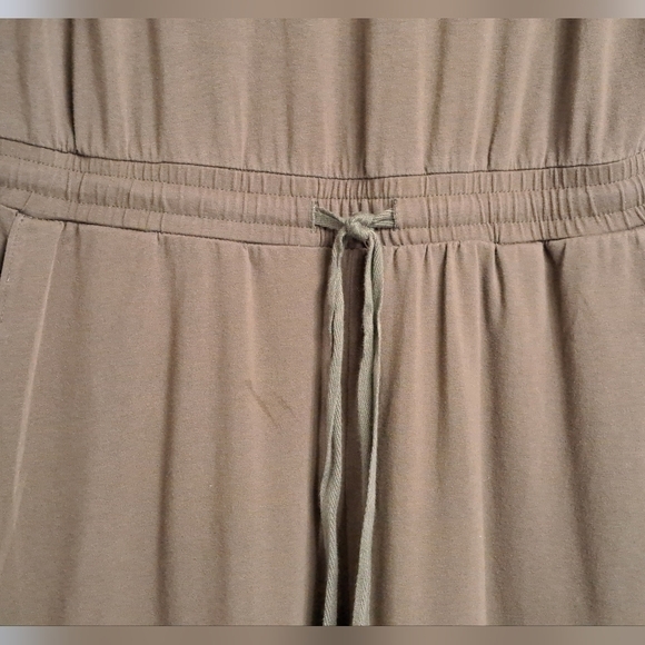 Calvin Klein Olive Green Sleeveless Jumpsuit/Jogger Size L - Picture 3 of 5